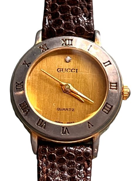 how much is a vintage gucci watch worth|Gucci quartz watch vintage.